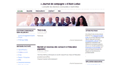 Desktop Screenshot of alainleduc.be